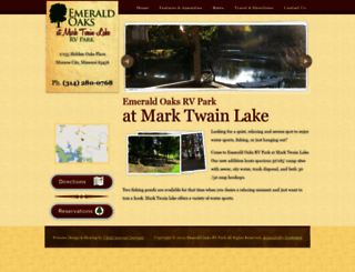 emeraldoaksrvpark.com screenshot