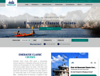 emeraude-cruises.com screenshot