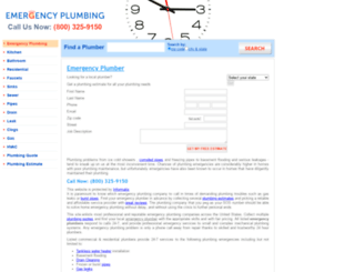 emergency-plumbing.com screenshot