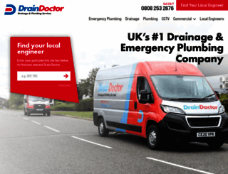 emergency.draindoctor.co.uk screenshot
