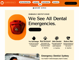 emergencydentistsydneycity.com.au screenshot