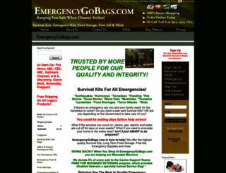 emergencygobags.com screenshot