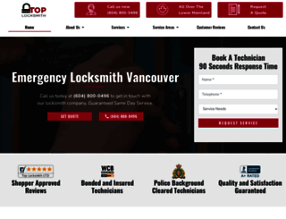emergencylocksmithvancouver.ca screenshot