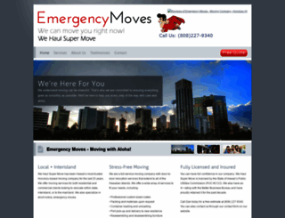 emergencymoves.com screenshot