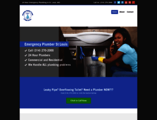 emergencyplumberstlouis.com screenshot