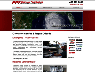 emergencypowersystems.net screenshot