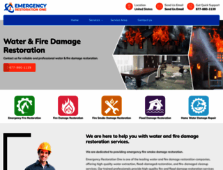 emergencyrestorationone.com screenshot