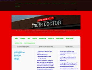 emergencytoothdoctor.com screenshot