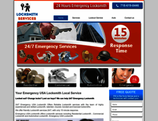 emergencyusalocksmith.com screenshot
