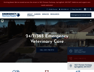 emergencyvethosp.com screenshot