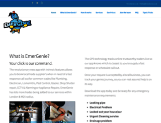 emergenie.co.uk screenshot