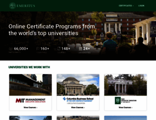 emeritus-programs.com screenshot