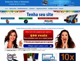 emersonsites.com.br screenshot