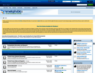 emetophobia.org screenshot