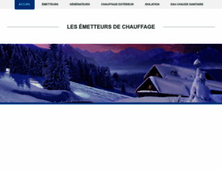emetteursdechauffage.com screenshot