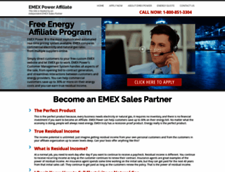 emexpoweraffiliate.com screenshot