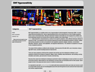 emfhypersensitivity.com screenshot
