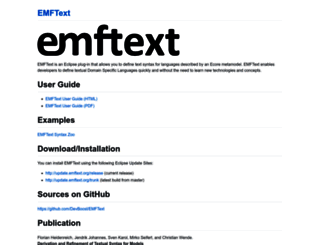 emftext.org screenshot