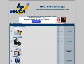 emica-informatique.pro-forum.fr screenshot
