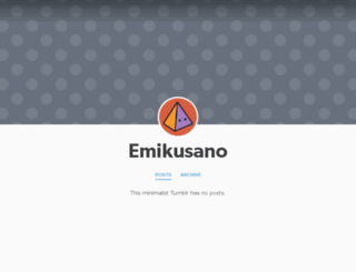 emikusano.tumblr.com screenshot