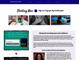 emilyburrows.com screenshot