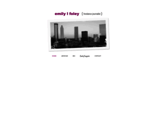 emilylfoley.com screenshot