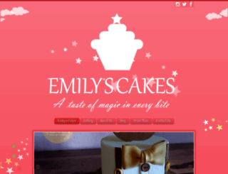 emilyscakes.co.za screenshot
