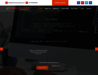 eminentinfosystems.com screenshot