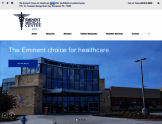 eminentmedicalcenter.com screenshot