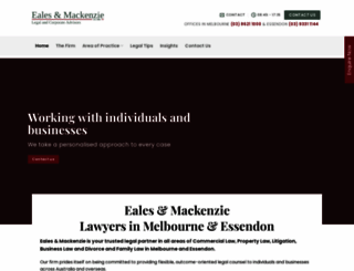 emlawyers.com.au screenshot