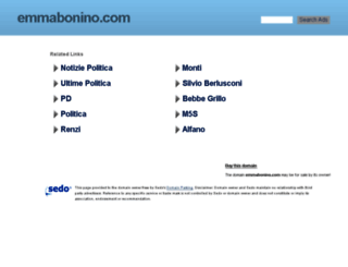 emmabonino.com screenshot