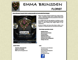 emmabrinsdenflorist.co.uk screenshot