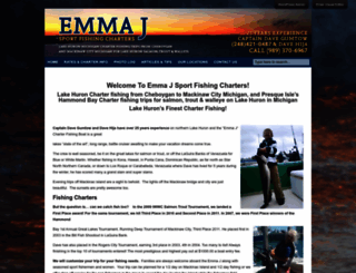 emmajsportfishingcharters.com screenshot