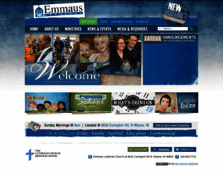 emmausfortwayne.org screenshot