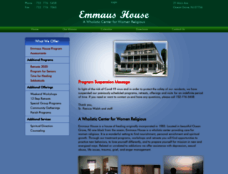 emmaushouse.com screenshot