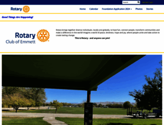 emmettrotary.org screenshot