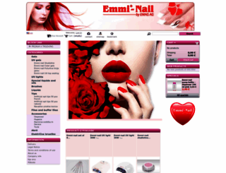 emmi-nail.si screenshot