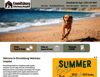 emmitsburgvet.com screenshot