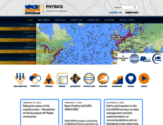 emodnet-physics.eu screenshot