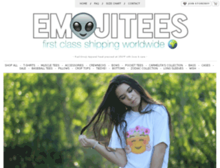 emojitees.storenvy.com screenshot