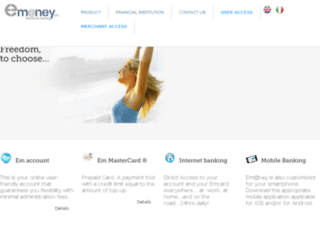 emoney-card.com screenshot