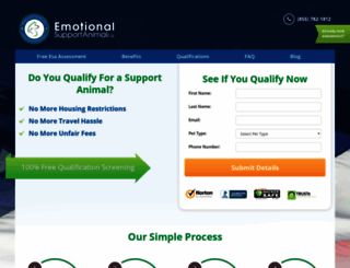 emotionalsupportanimalco.com screenshot