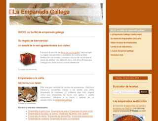 empanadagallega.fiestras.com screenshot