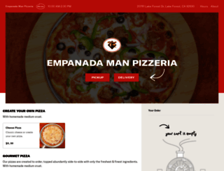 empanadamanpizzeria.com screenshot