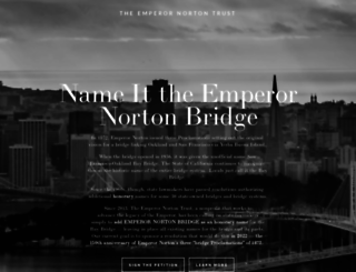 emperornortonbridge.org screenshot