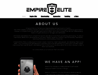 empirecheergym.com screenshot