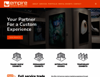 empireexhibits.com screenshot