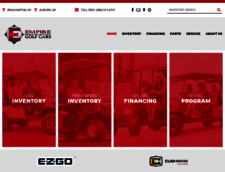 empiregolfcars.com screenshot