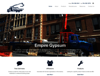 empiregypsum.com screenshot