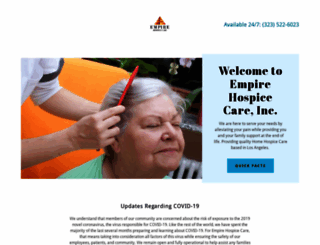 empirehospicecare.com screenshot